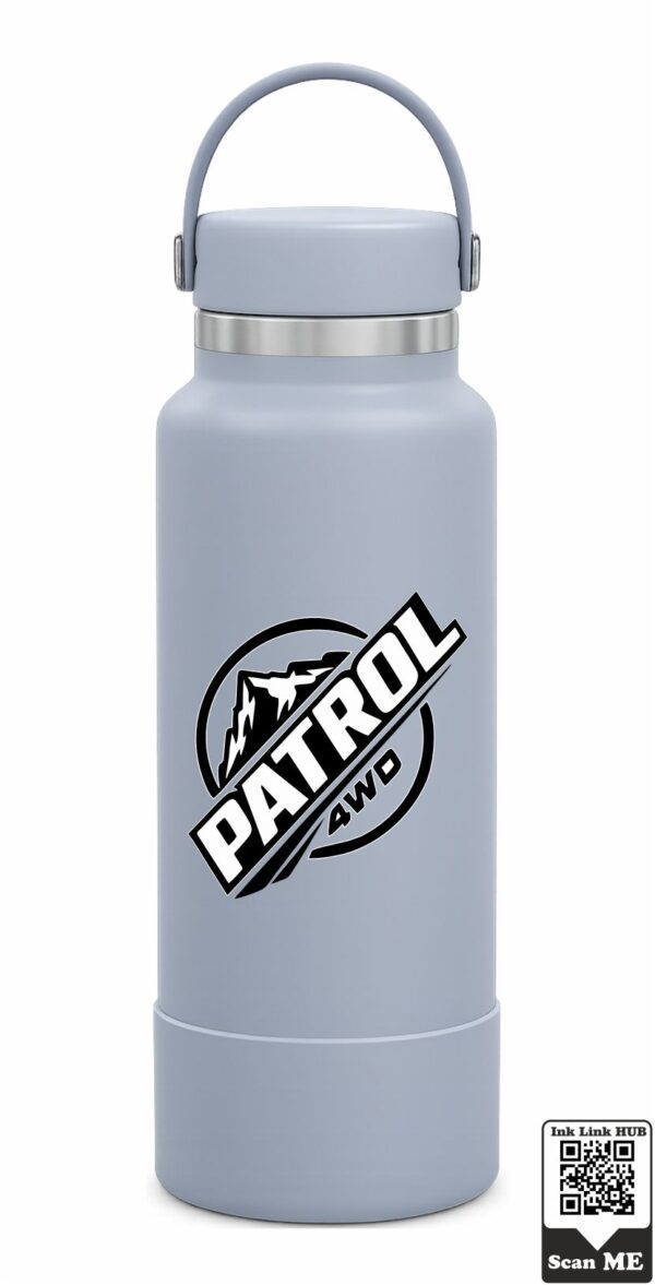Patrol 4WD White Water Bottle