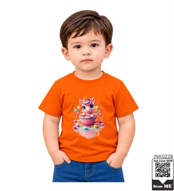 Unicorn Teacup Kids T-Shirt