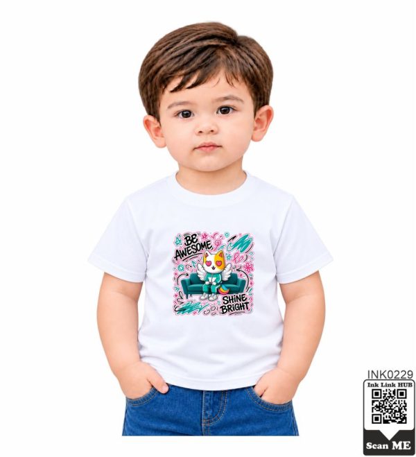 Be Awesome Shine Bright Kids T-Shirt