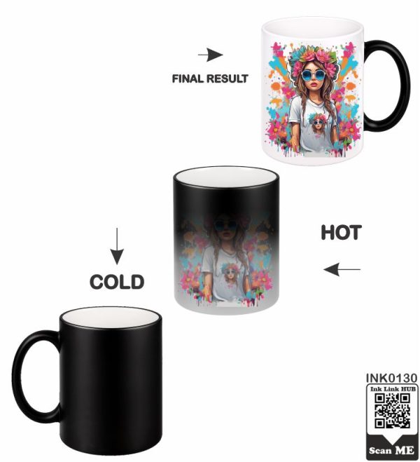 Floral Girl Magic Mug