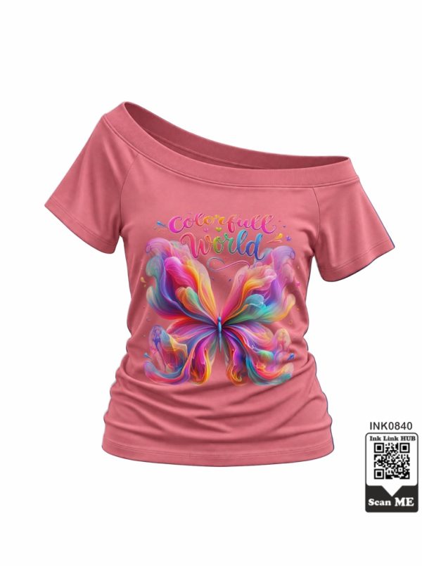 Vibrant Butterfly World Top