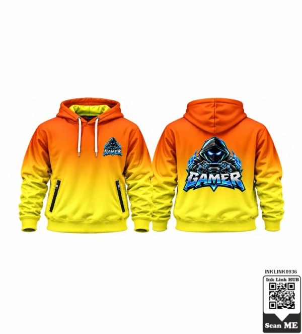 Neon Gamer Fade Hoodie