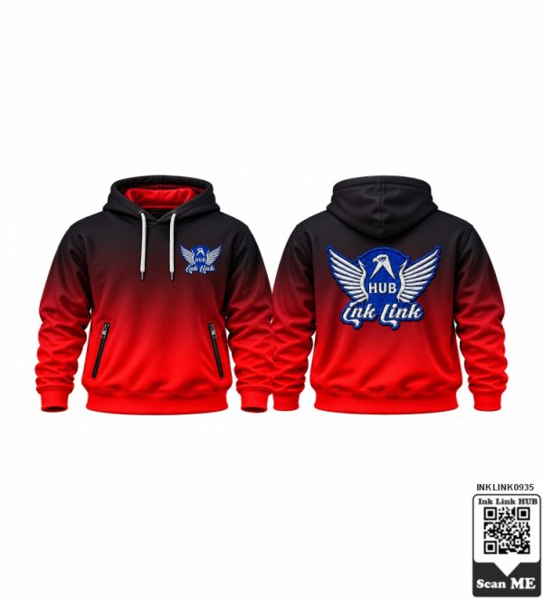 Crimson Fade Hoodie