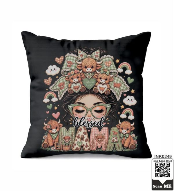 Blessed Highland Cows Cushion