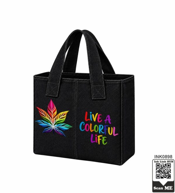 Colorful Life Leaf Tote